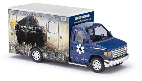 Busch 41848 HO Ford E-350 Wyoming #8 - Bison
