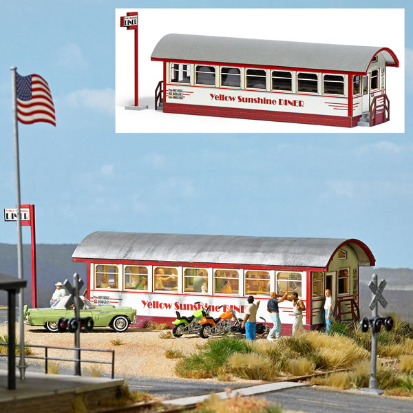 Busch 9726 HO Yellow Sunshine Diner