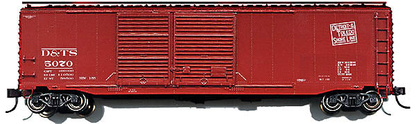 Atlas B11183 HO Detroit & Toledo Shoreline 50' Postwar Box Car Kit (3)