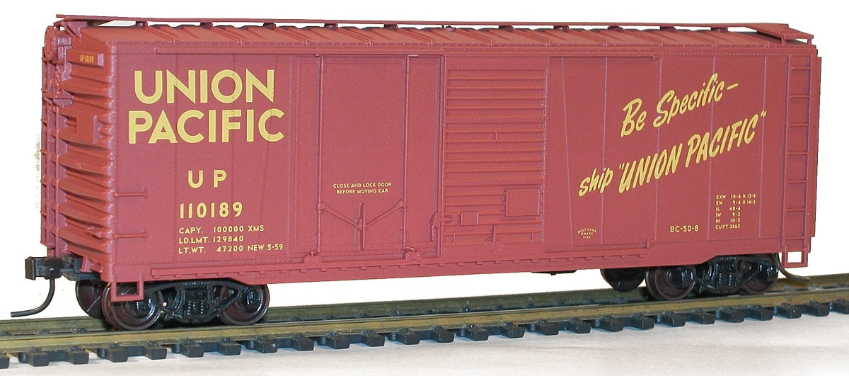 Accurail 38051 HO Union Pacific 40' Combination Door Steel Boxcar #110189