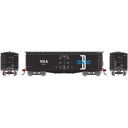 Athearn 23594 N 40' Pfaudler Milk Car, B&M #1922