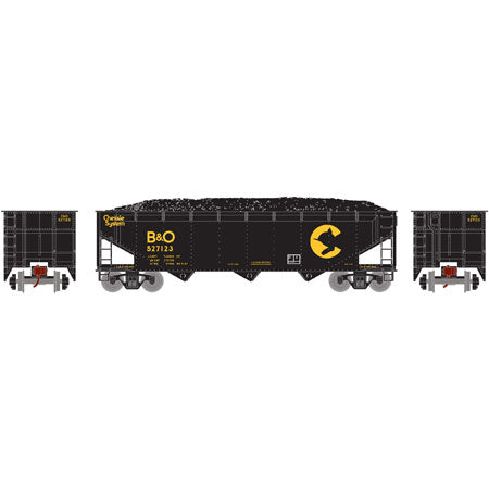 Athearn 70282 HO RTR 40' 3-Bay Offset Hopper w/Load,CHSY #527123