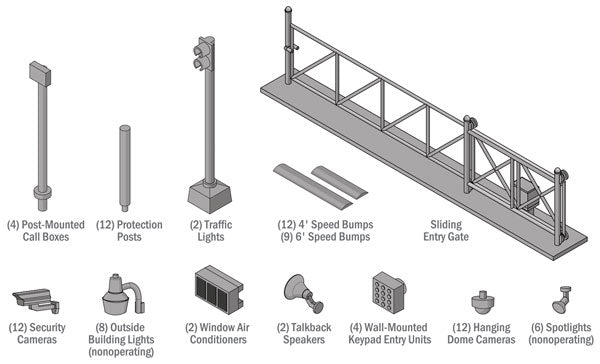 Walthers 933-4074 HO Security Details Kit