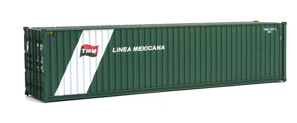 Walthers 949-8270 HO Linea Mexicana TMM 40' Hi-Cube Corrugated-Side Container