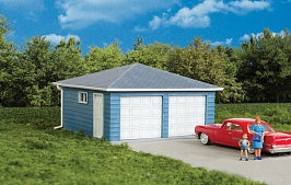 Walthers 933-3793 HO Two-Car Garage Kit