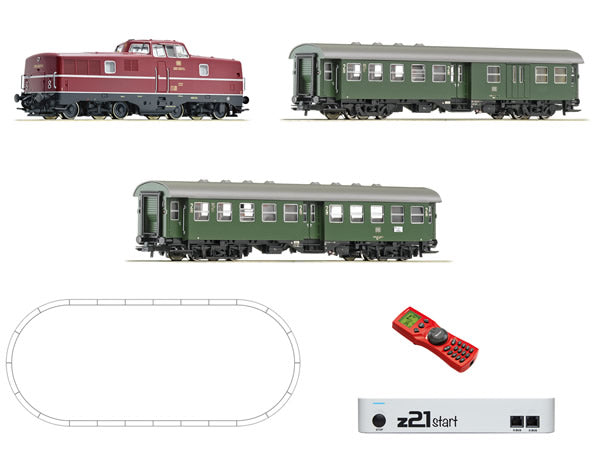 Roco 51295 Deutsche Bundesbahn Digital Z21 HO Gauge Diesel Starter Train Set