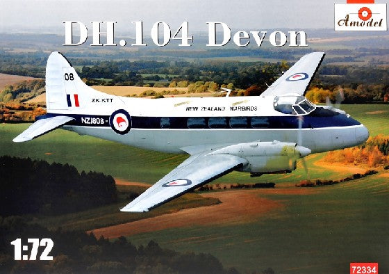 A Model from Russia 72334 1:72 DH.104 Devon Passenger Airliner Plastic Model Kit