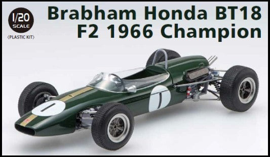 Ebbro Plastic Models 20022 1:20 1966 Brabham Honda BT18 F2 Champion Race Car