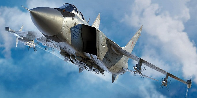 Trumpeter 01681 1:72 Russian MiG-31M Foxhound Military Aircraft Plane Model Kit
