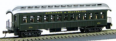 Con-Cor 0001-000229 HO Durango & Silverton Passenger Car