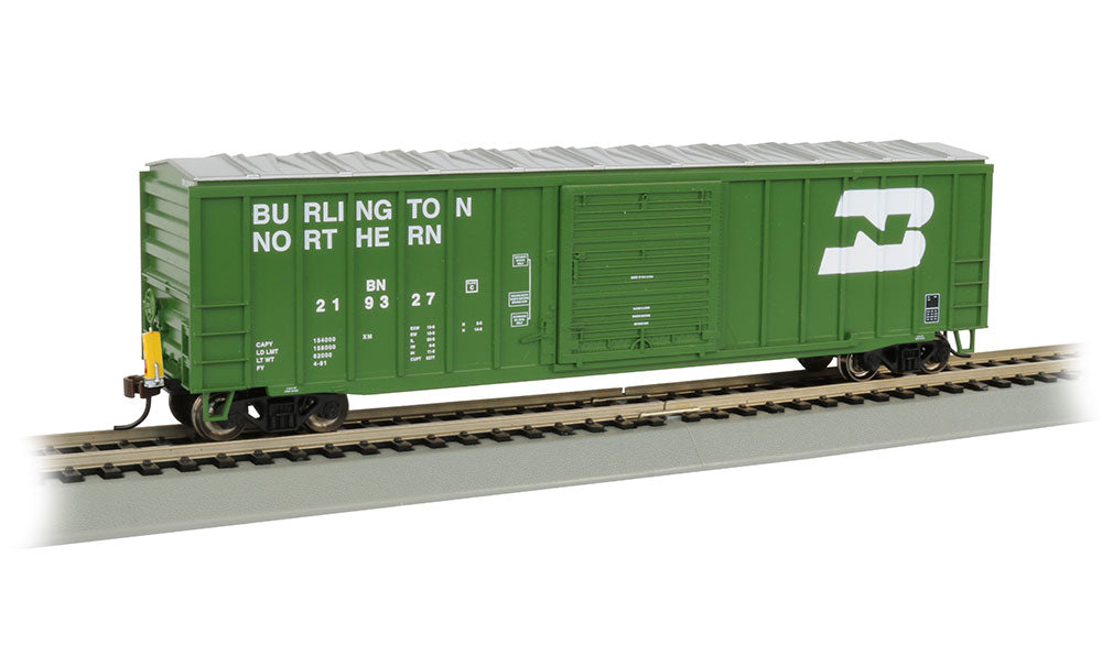 Bachmann 14902 HO Burlington Northern 50' Outside Braced Box Car with FRED
