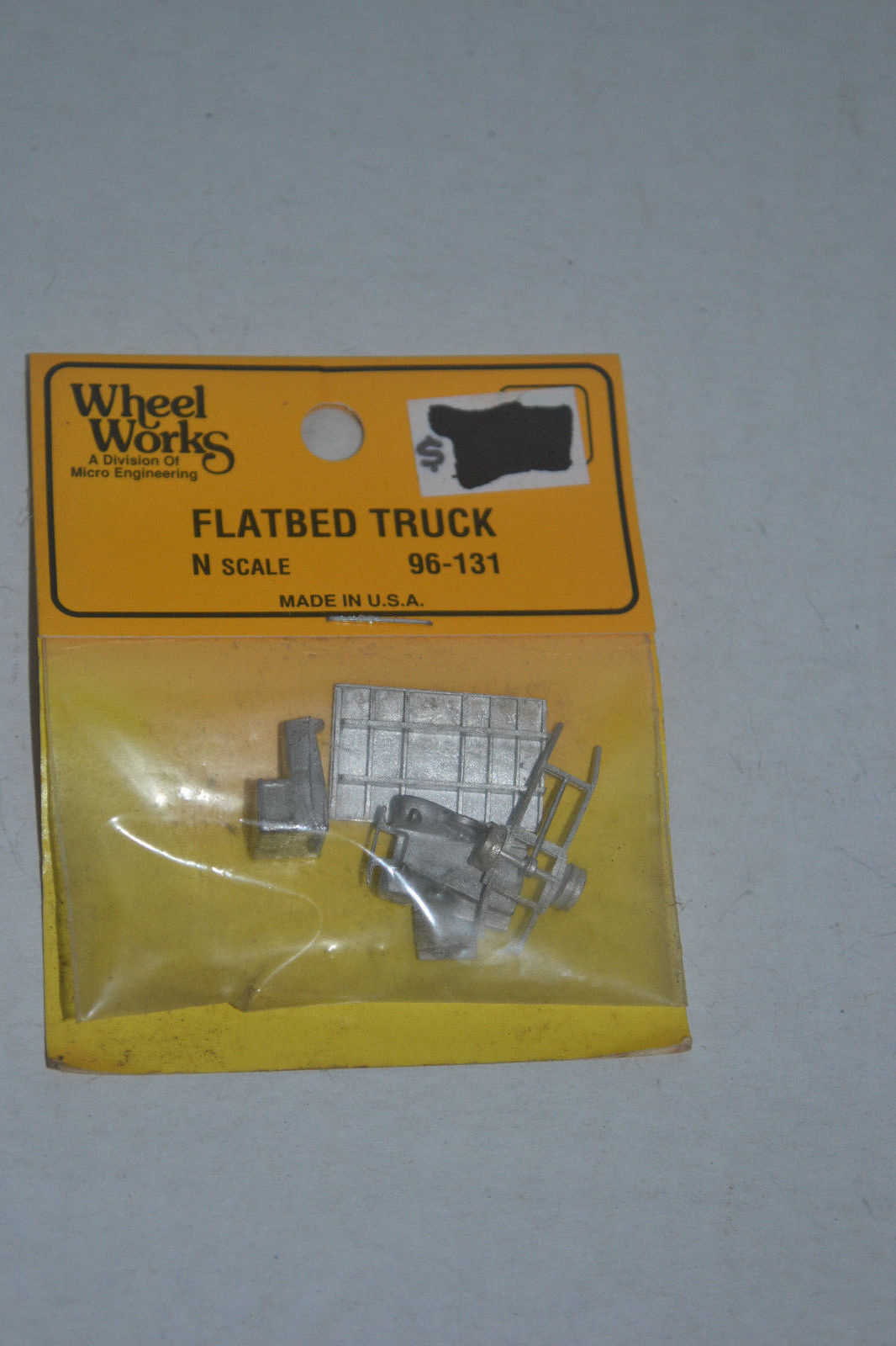 Wheel Works 96-131 N Unpainted Flatbed Truck Diecast Kit