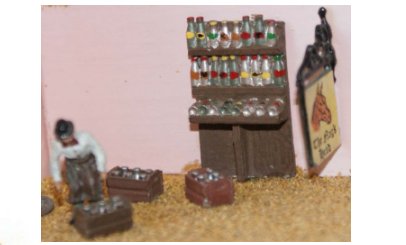 Langley Miniature Models F76G OO Victorian Pub Unpainted Scene & Metal Figures