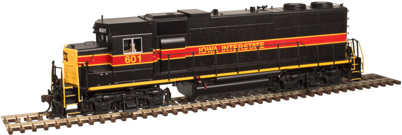 Atlas 10002401 HO Iowa Interstate GP38 Low Nose Locomotive Gold Series #601