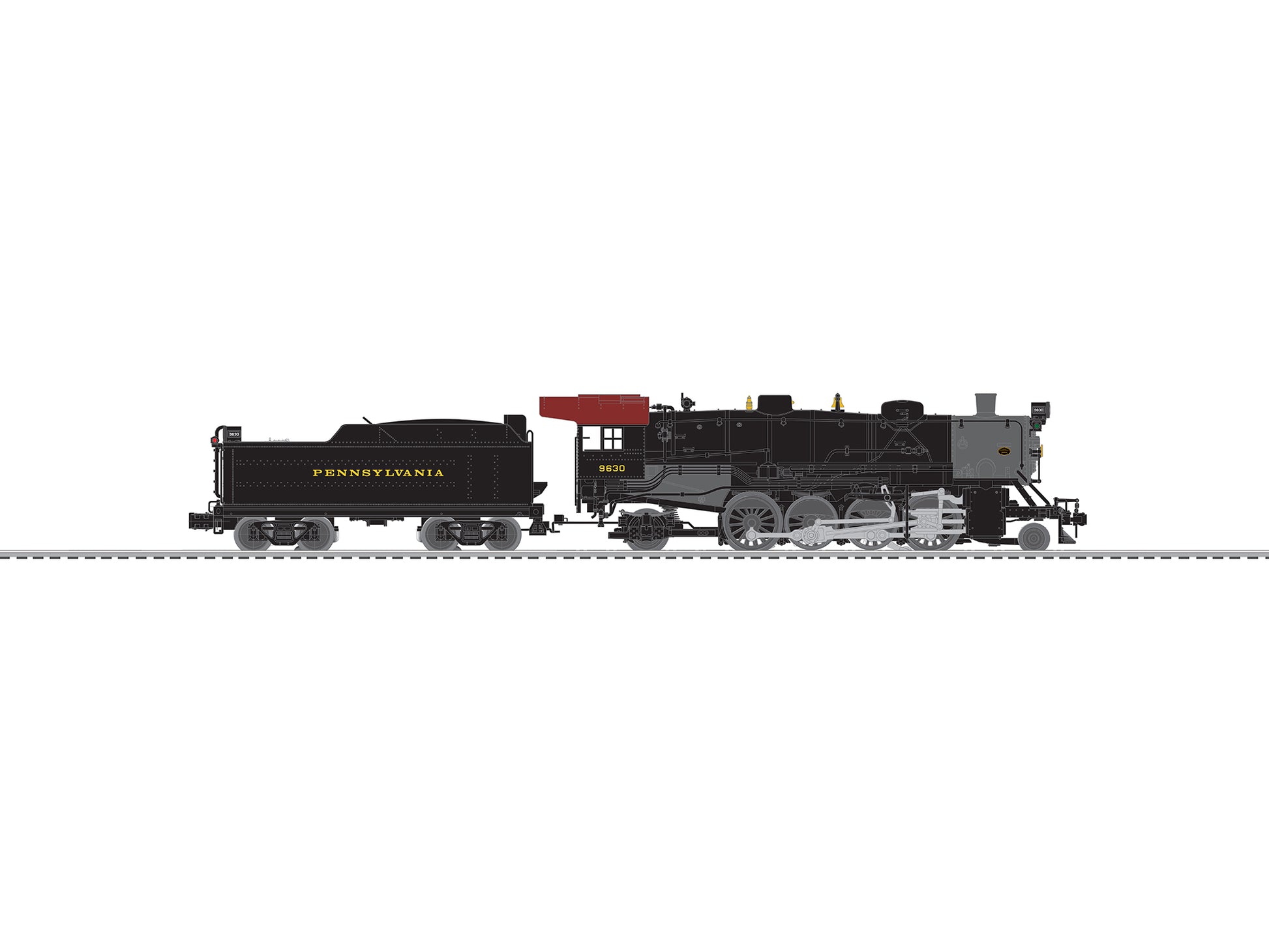 Lionel 6-84469 O Pennsylvania USRA LCS Light Mikado Steam Locomotive #9630