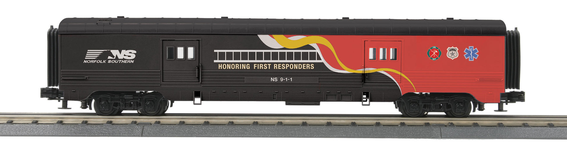 MTH 30-67993 O Norfolk Southern 60' Streamlined Baggage Car #911