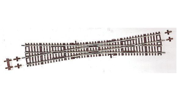 Roco 42496 HO 37-49/64" Radius 10° DKW10 Double Slip Switch Turnout