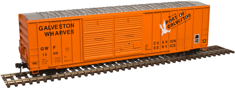 Atlas 20004327 HO Port of Galveston FMC 5347 Double Door Box Car #1112
