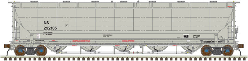 Atlas 20004279 HO Norfolk Southern Trinity 5660 Covered Hopper #292135