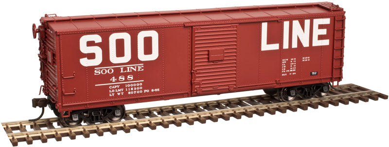 Atlas 20004349 HO Soo Line USRA Steel Rebuilt Box Car #482