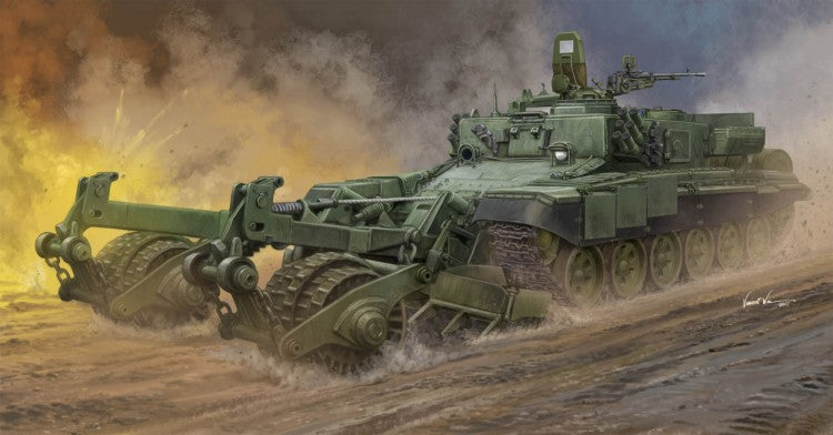 Trumpeter 09552 1:35 Russian Armored Mine-Clearing Vehicle BMR-3 Kit