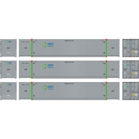 Athearn 72586 HO COFC Logistics 53' CIMC Container Ready-to-Run #2 (3)