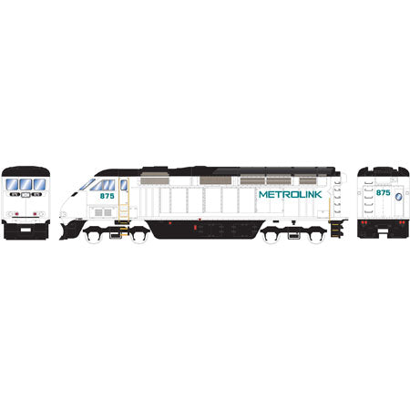Athearn 98793 HO Metrolink RTR  F59PHI Diesel Locomotive with DCC & Sound #875