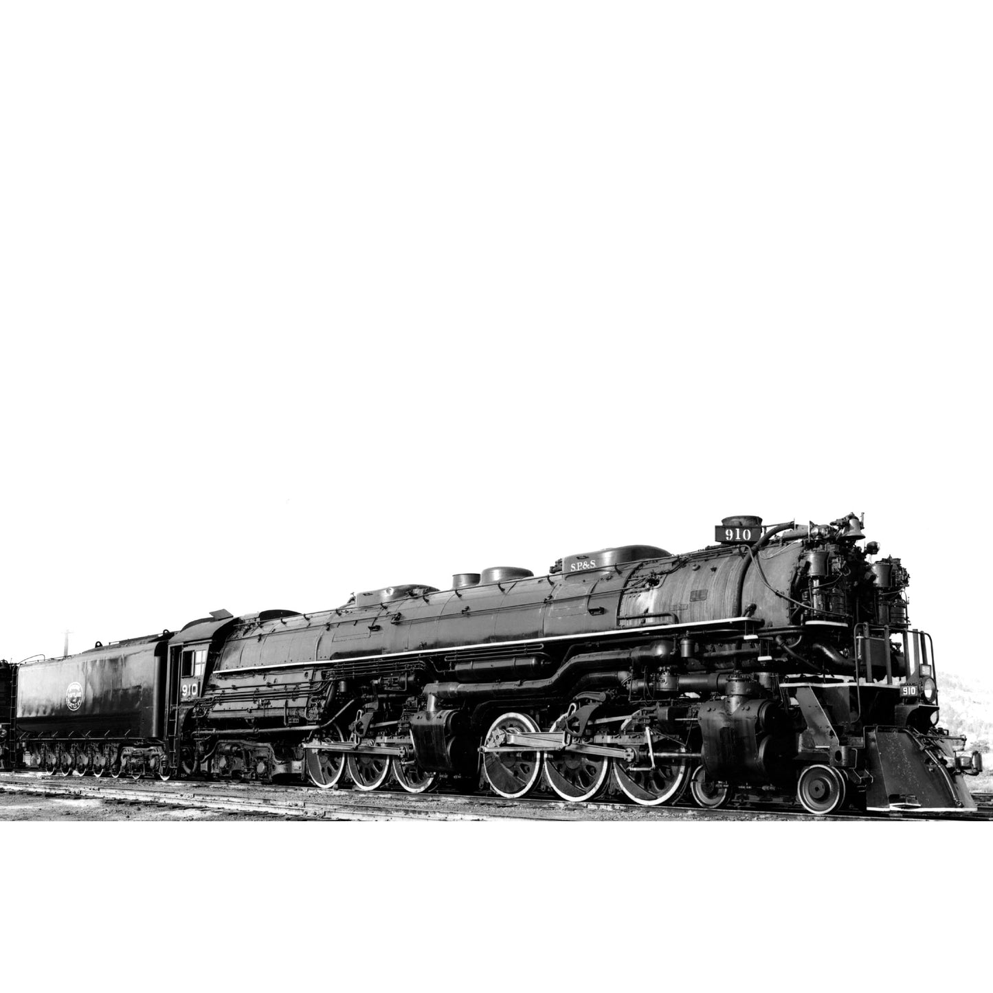 Athearn 22932 N SP&S 4-6-6-4 Steam Locomotive with DCC & Sound Oil Tender #910