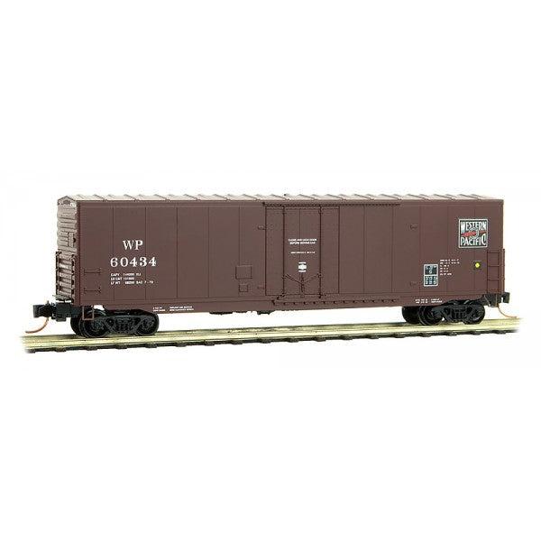 Micro-Trains 18100020 N Western Pacific 50' 8' Plug Door Boxcar #60434