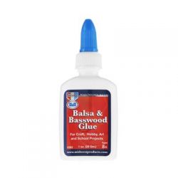 Midwest Products 362 Balsa & Basswood Glue - 1 oz. Bottle