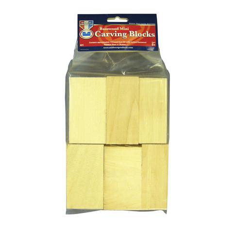 Midwest Products 21 Basswood Mini Carving Block Bag