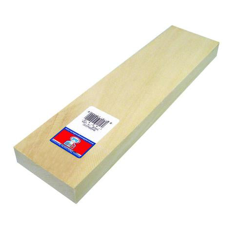 Midwest Products 4429 1" x 3" x 12" Basswood Block