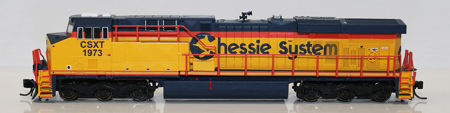 Fox Valley Models 70012 N Chessie System GE-ES44-G1 GEVO Diesel Locomotive #1973