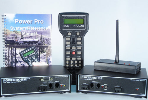 NCE 0007 PH10R 10 Amp Radio Starter Set with D408 Decoder