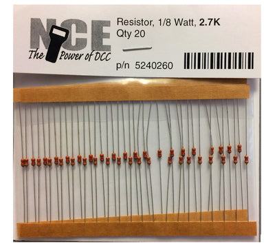 NCE 0260 HO Resistor 2700 Ohm 18 Watt (20)