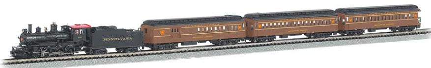Bachmann 24026 N Scale The Broadway Limited Steam Starter Passenger Train Set