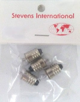 Stevens International 5019 3.5 Volt Screw Clear Std Light Bulb (Pack of 4)
