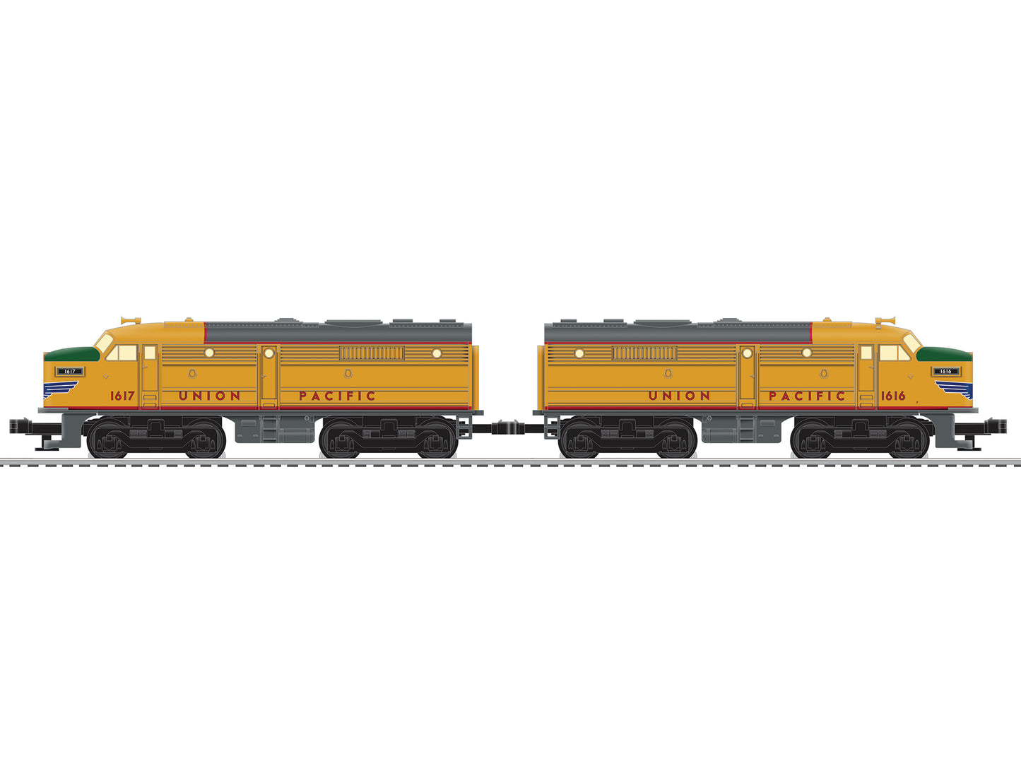 Lionel 6-84422 Union Pacific Lionchief Plus AA O Gauge Diesel Train Set