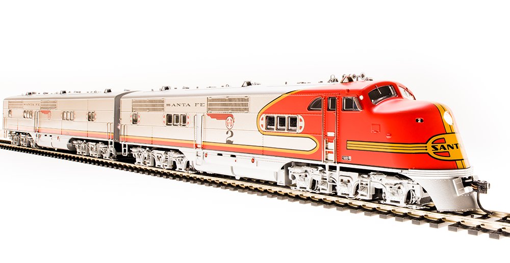 Broadway Limited 5492 HO Atchison Topeaka Santa Fe EMC E-1 A #3L/3A