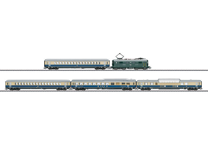 Marklin 26604 Rheingold TEE Express HO Gauge Electric Train Set