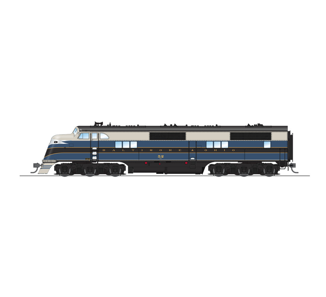Broadway Limited 5502 HO Baltimore & Ohio EMC EA/A P3 Diesel Locomotive #52