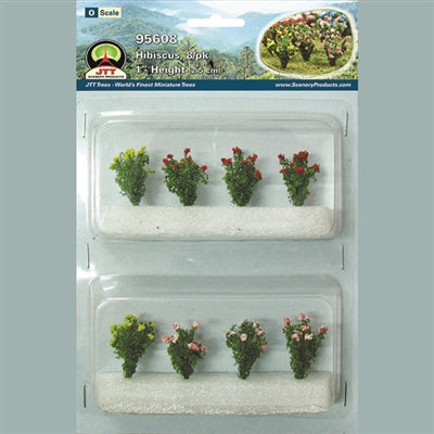 JTT Scenery Products 95608 O Hibiscus Pack (Pack of 8)