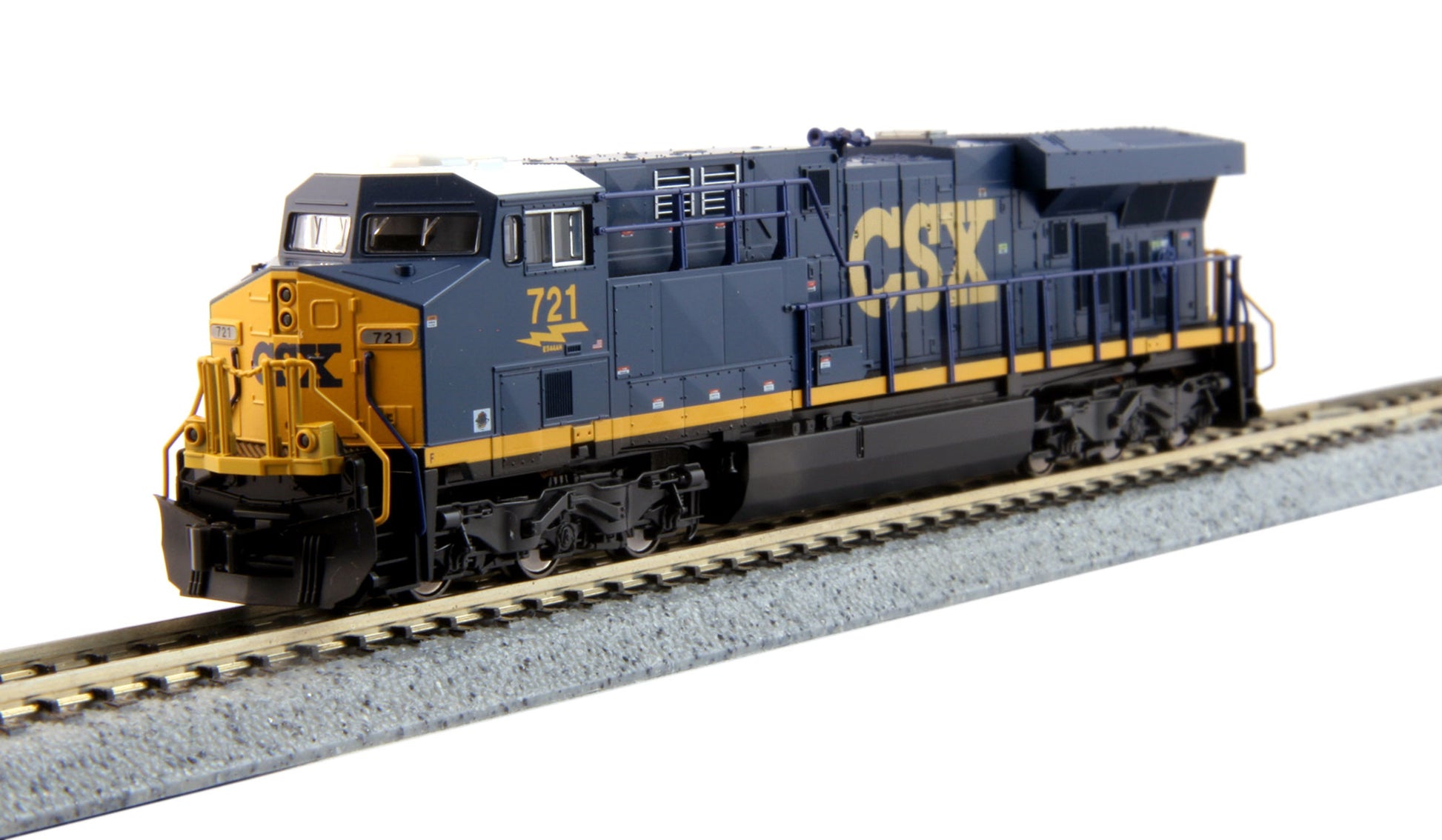 Kato 176-8929 N CSX ES44AC GE Diesel Locomotive Standard DC #721