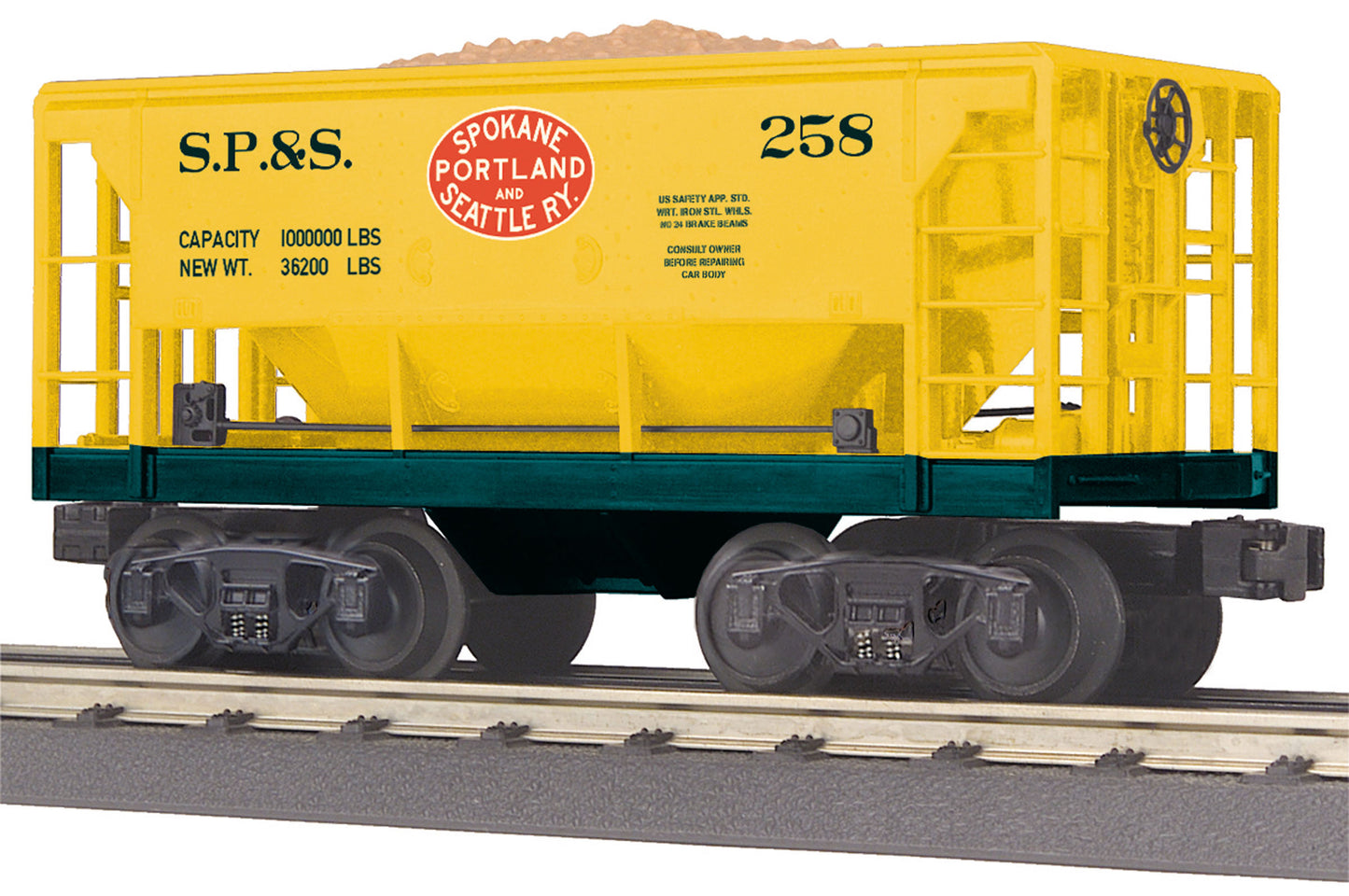 MTH 30-75558 O Spokane Portland & Seattle Ore Car #258