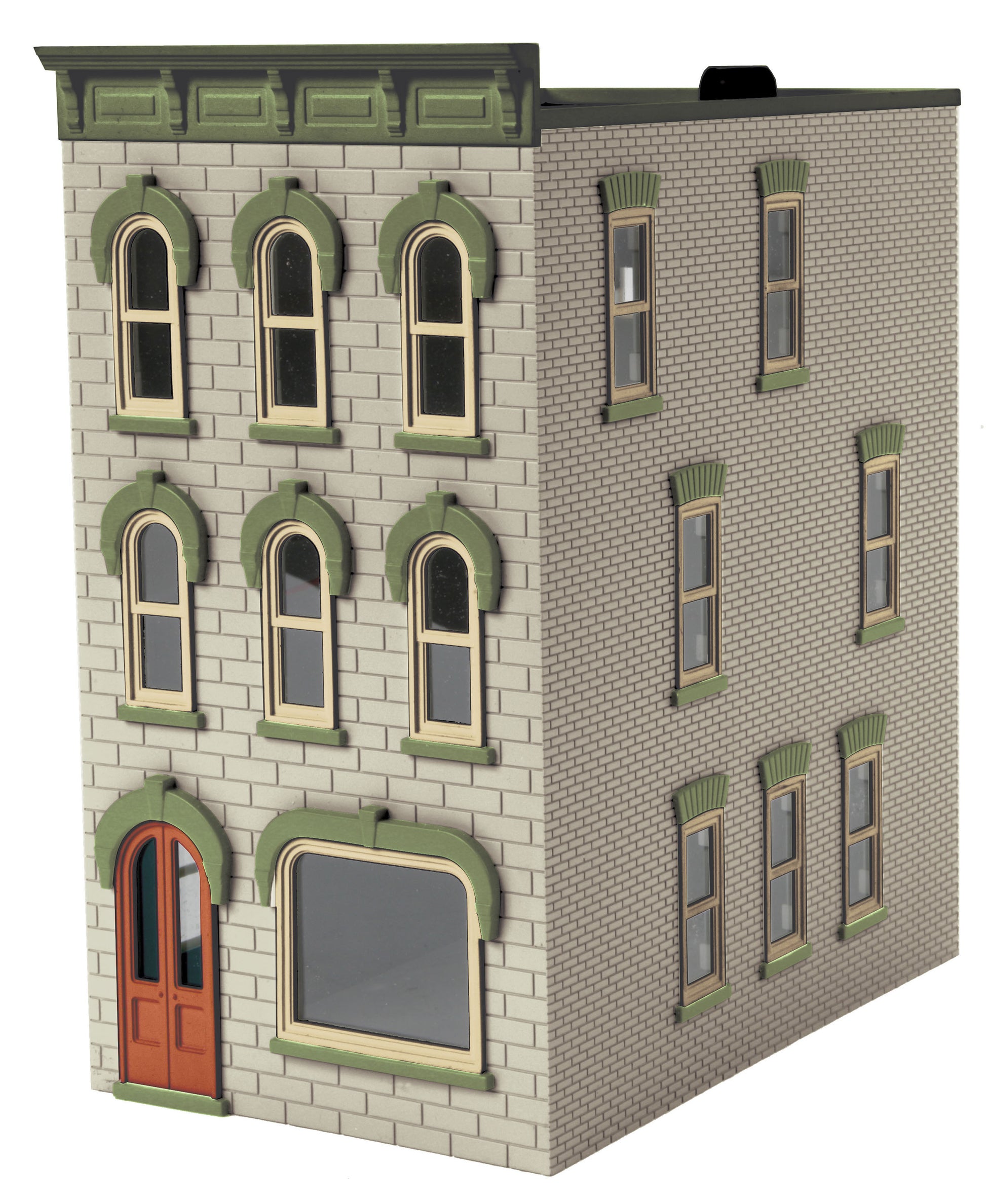 MTH 30-90542 O 3-Story Town House #1 Light Gray