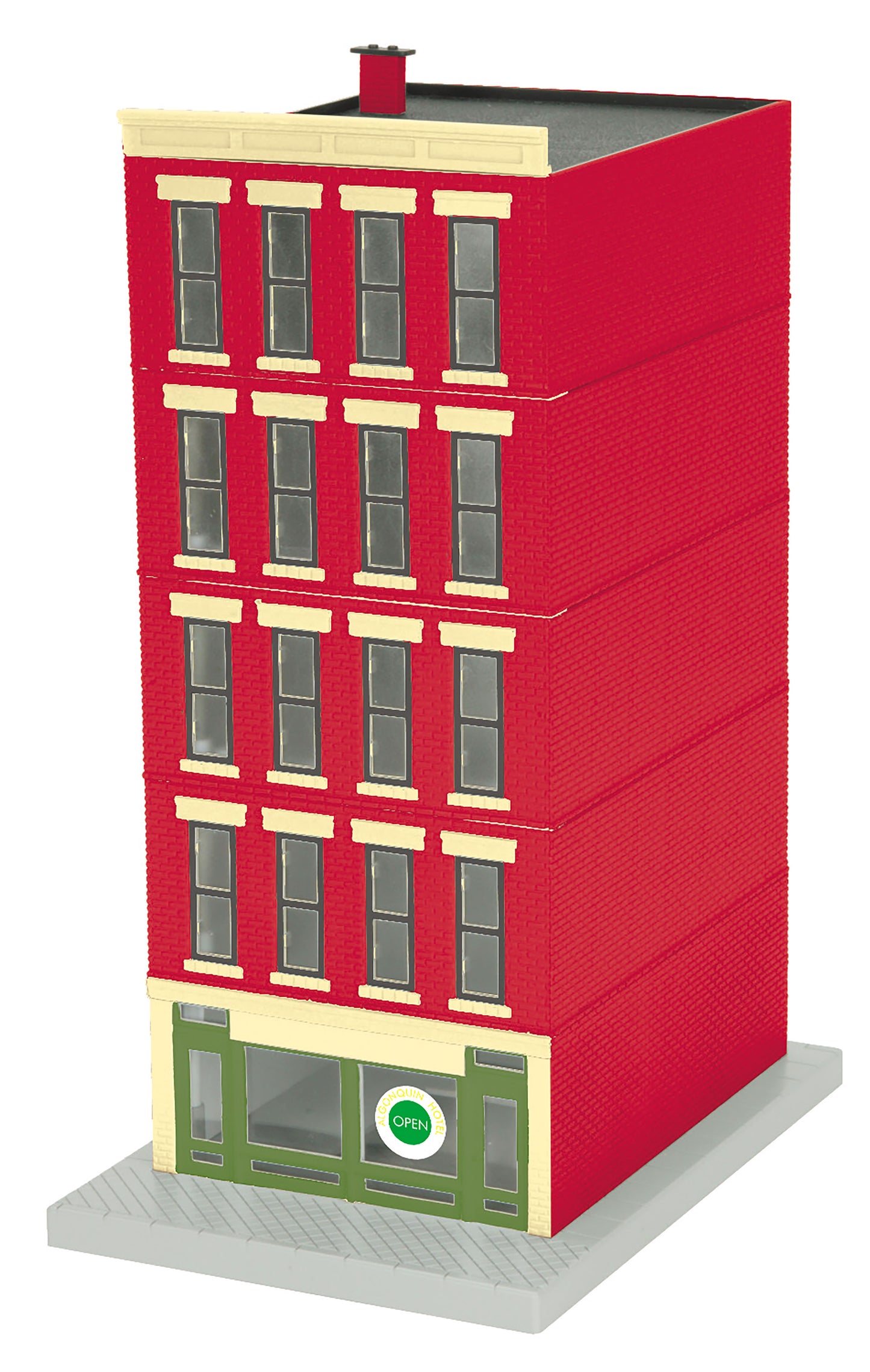 MTH 30-90555 O Algonquin Hotel 5-Story Hotel with Blinking Sign