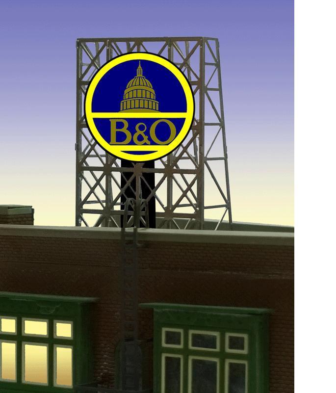 Miller Engineering 33-9060 N/Z Baltimore & Ohio Billboard