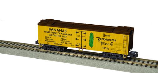 American Flyer 6-49953 Union Refrigerator Bananas Wood Side Reefer