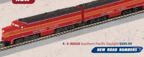 American Flyer 6-48028 Southern Pacific Legacy A-A Diesel Locomotive Set