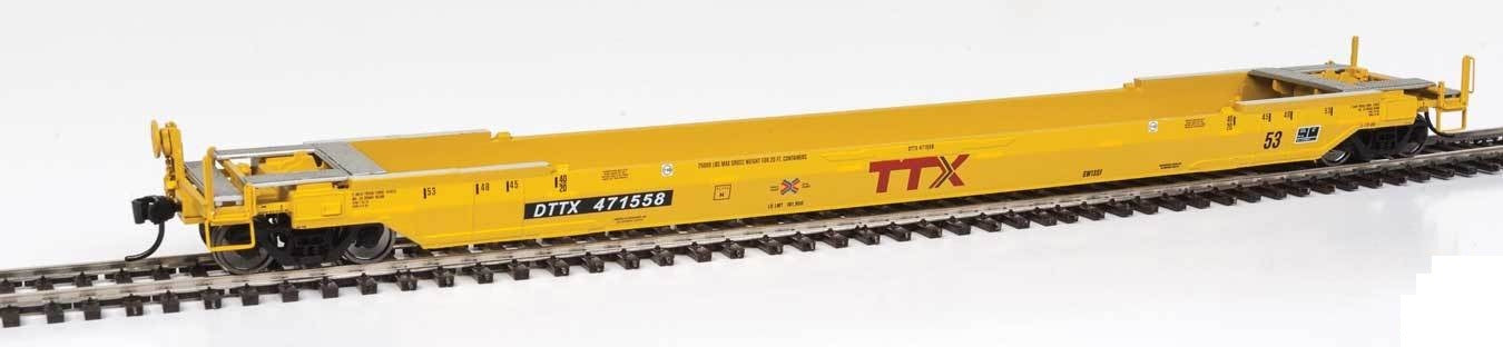 Walthers 920-109022 HO TTX Gunderson Rebuilt 53' Well Car #471558